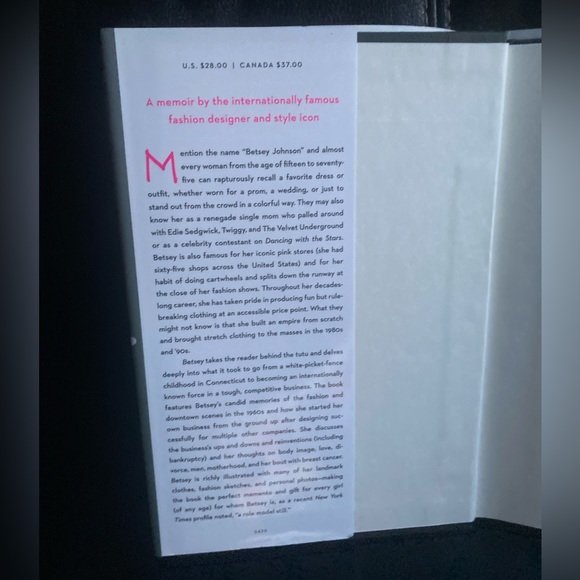 Book (Hardback): BETSEY. A Memoir by Betsey Johnson with Mark Vitulano - Picture 5 of 16